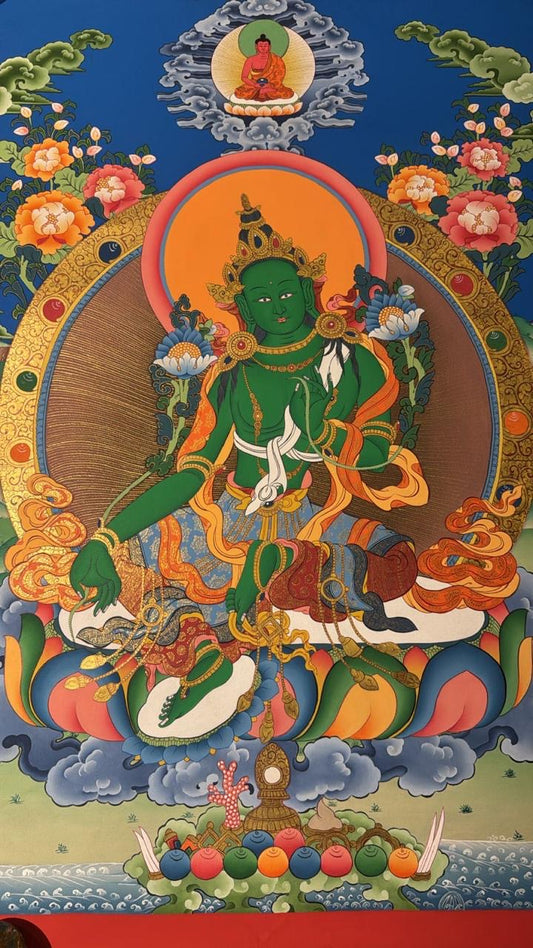 Green Tara Thangka