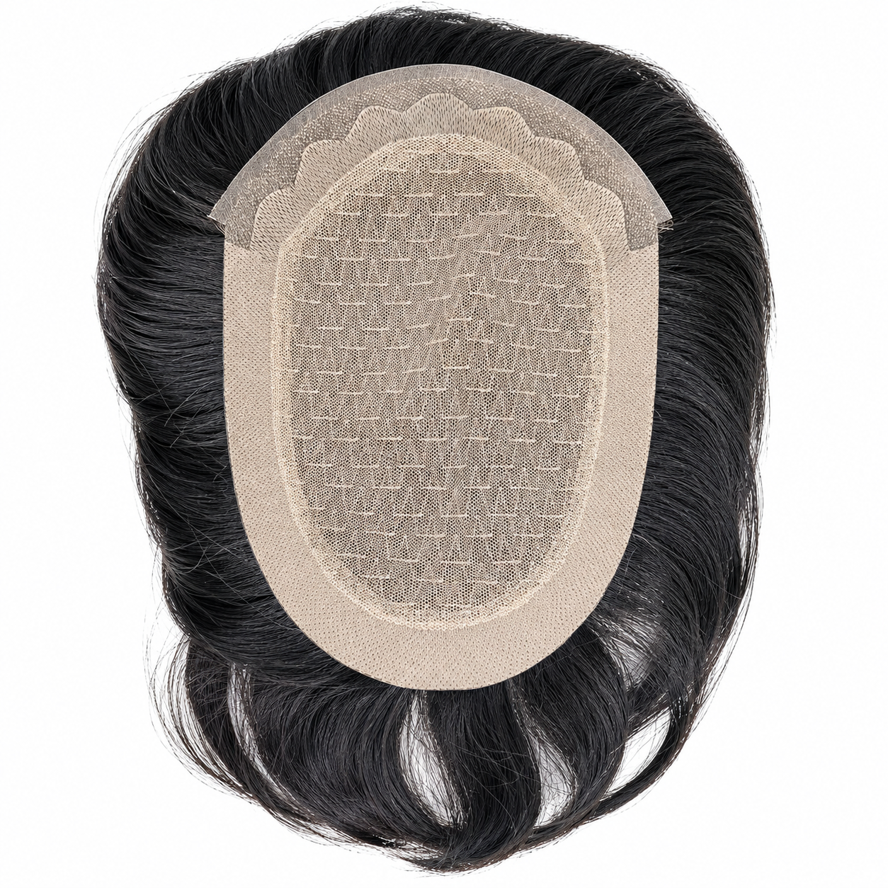 Ultra-Thin Knotless Human Hair Topper