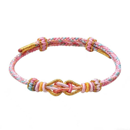 Chinese Knot Bracelet – Handmade Adjustable Lucky Bracelet for Love, Protection & Connection