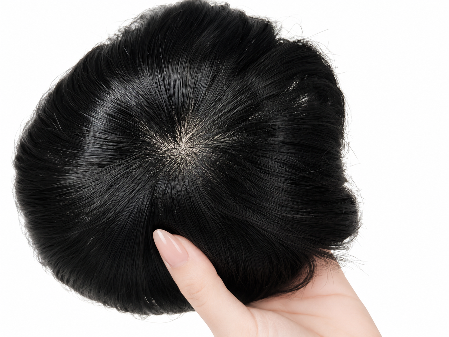 Ultra-Thin Knotless Human Hair Topper