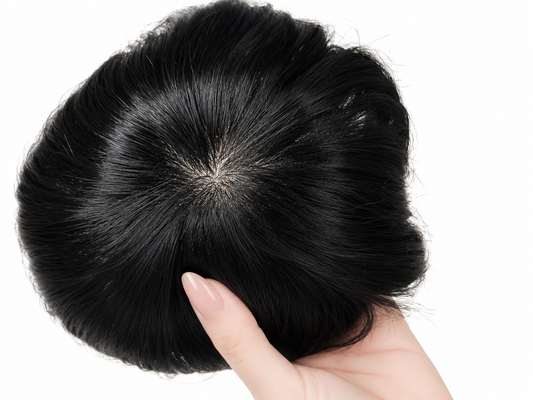 Ultra-Thin Knotless Human Hair Topper