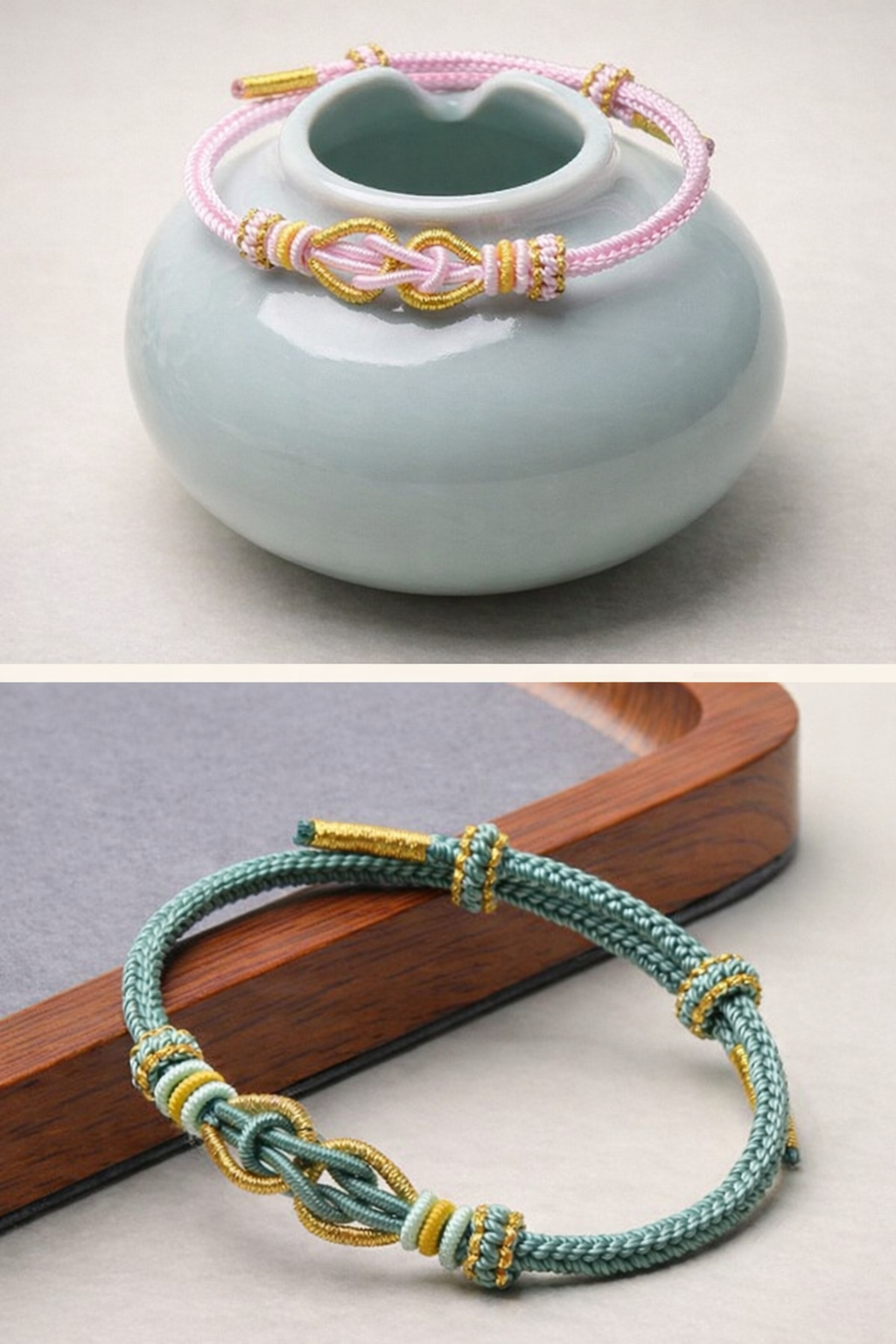 Chinese Knot Bracelet – Handmade Adjustable Lucky Bracelet for Love, Protection & Connection